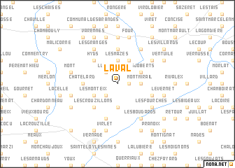 map of Laval