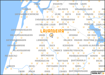 map of Lavandeira