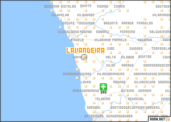 map of Lavandeira