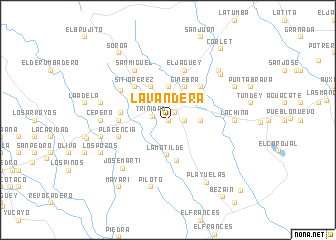 map of Lavandera