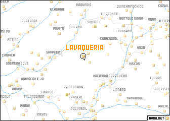 map of La Vaquería