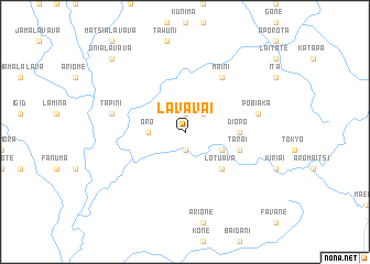 map of Lavavai