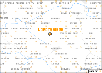 map of La Vayssière