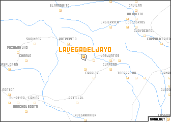 map of La Vega del Jayo