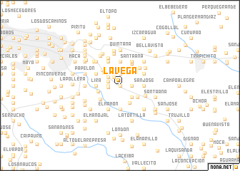 map of La Vega