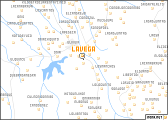 map of La Vega