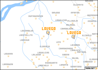 map of  La Vega