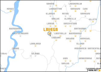 map of La Vega