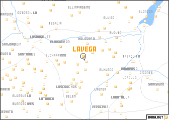 map of La Vega