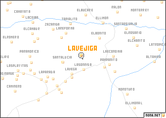 map of La Vejiga