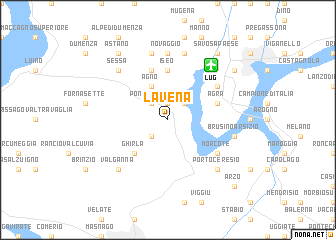 map of Lavena