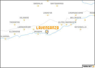 map of La Venganza