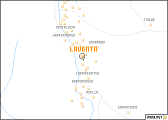 map of La Venta