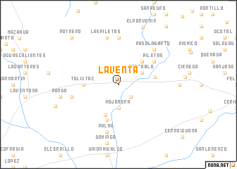 map of La Venta