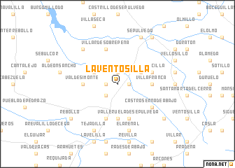 map of La Ventosilla