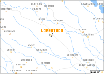 map of La Ventura