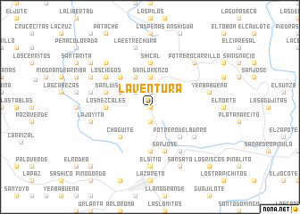 map of La Ventura