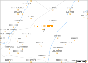 map of La Ventura