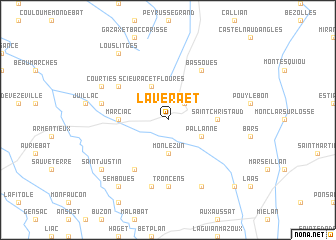 map of Laveraët