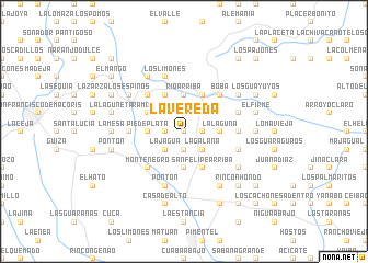 map of La Vereda