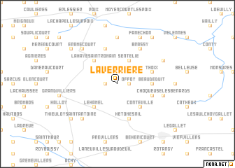 map of Laverrière