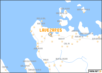 map of Lavezares
