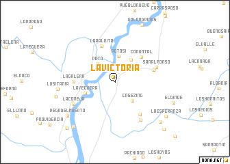 map of La Victoria