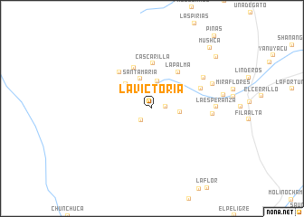 map of La Victoria