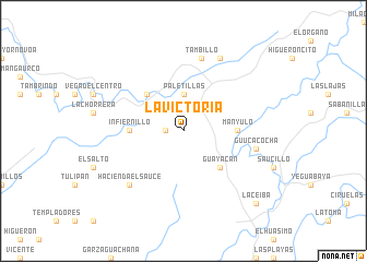 map of La Victoria