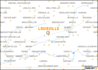 map of Laviéville