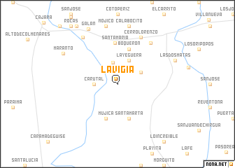 map of La Vigía