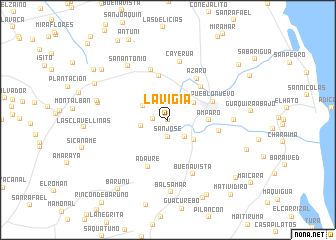 map of La Vigía