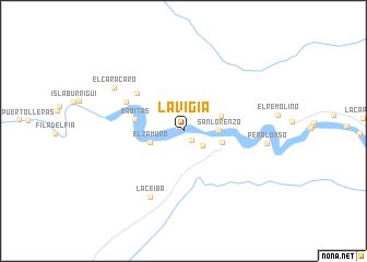 map of La Vigia