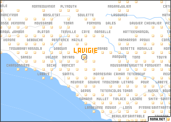map of La Vigie