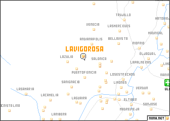 map of La Vigorosa