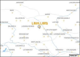 map of La Villard