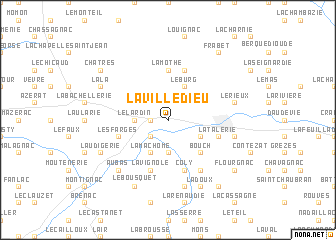map of La Villedieu