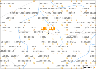 map of La Ville