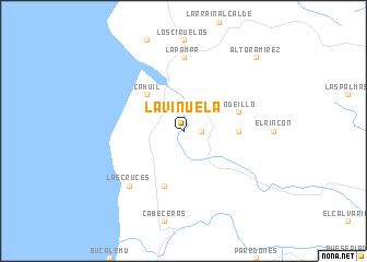 map of La Viñuela