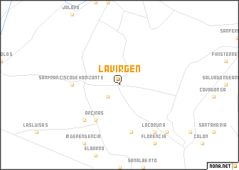 map of La Virgen