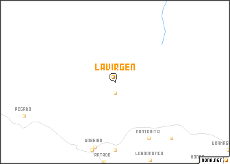 map of La Virgen