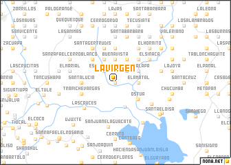 map of La Virgen