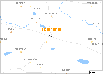 map of Lavishchi