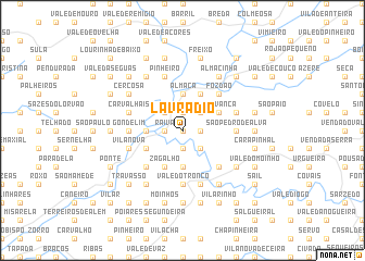 map of Lavradio