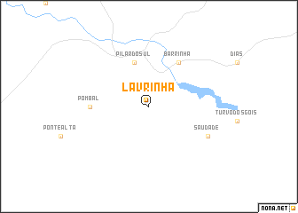 map of Lavrinha