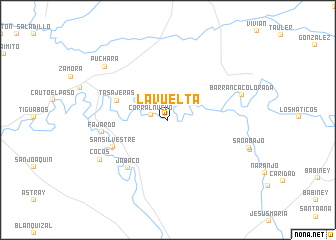 map of La Vuelta