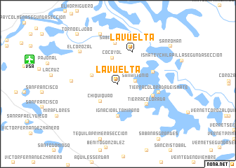 map of La Vuelta