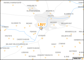 map of Lavy