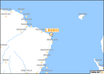 map of Lawaki