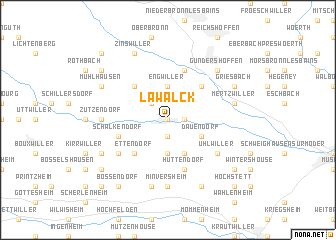 map of La Walck